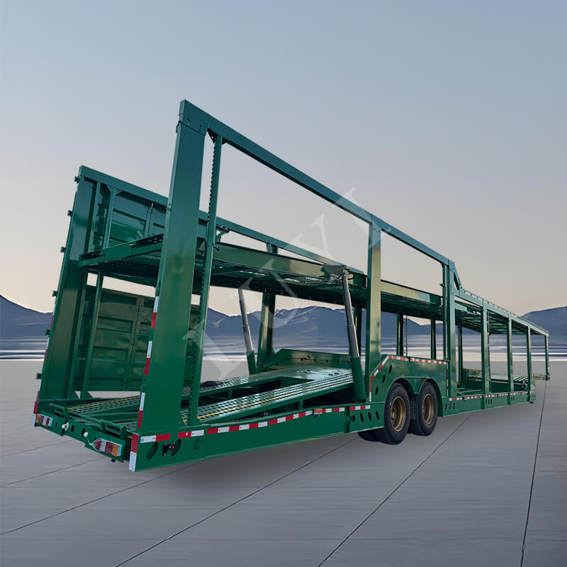 2軸車両輸送トレーラー、自動車輸送セミトレーラー