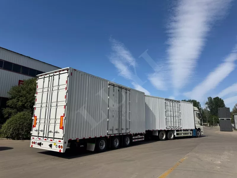 タンデムVan Semi-Trailerのバランス負荷と柔軟性はどうですか？ ​