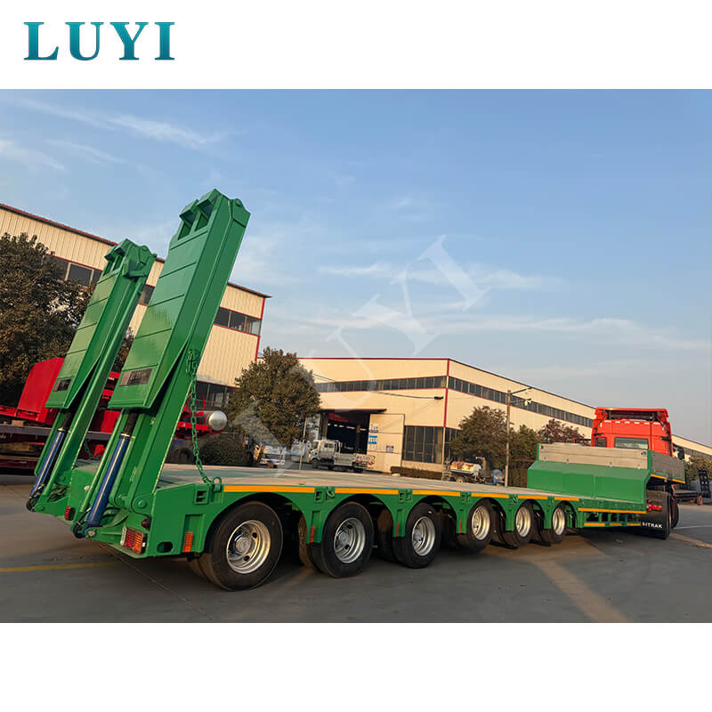 中国山東省製！ Luyi 6軸低床セミトレーラーがスーダンに出荷