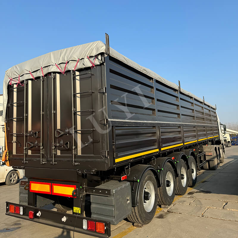 需要に正確に応える：Luyi 4軸80トンダンプセミトレーラーがガイアナへ向かう