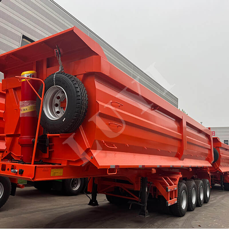 現地のニーズに正確に適応した 4 軸ダンプ セミトレーラーは、ザンビアの顧客に無事納入されました。