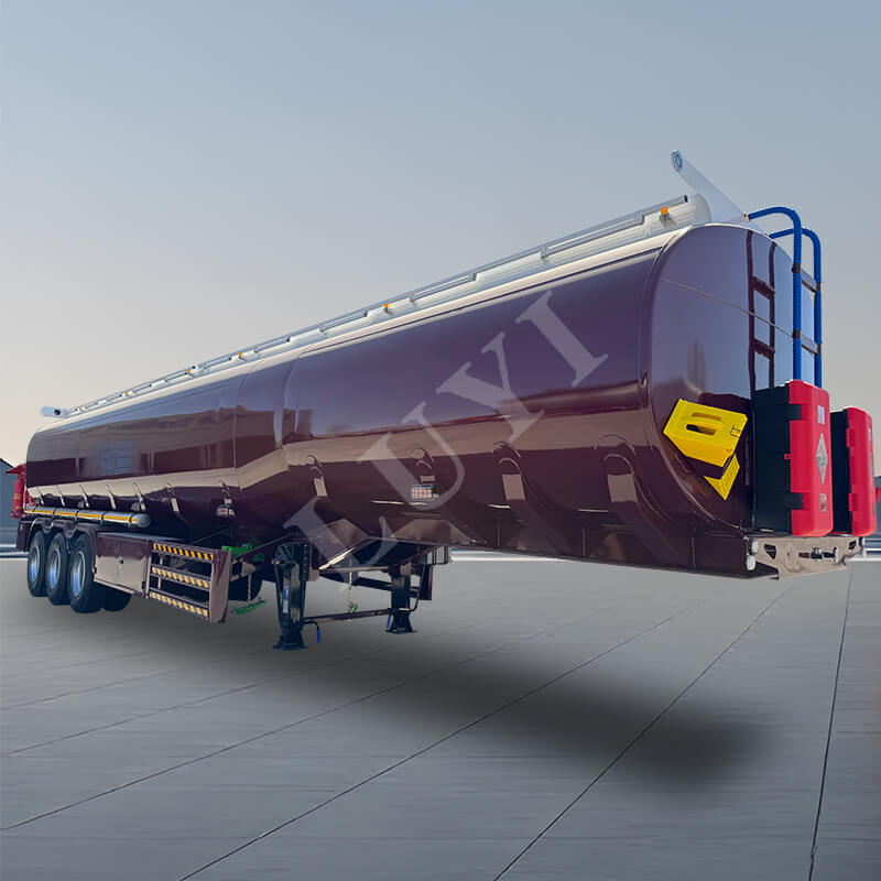 3軸0立方炭素鋼オイルタンクセミトレーラー