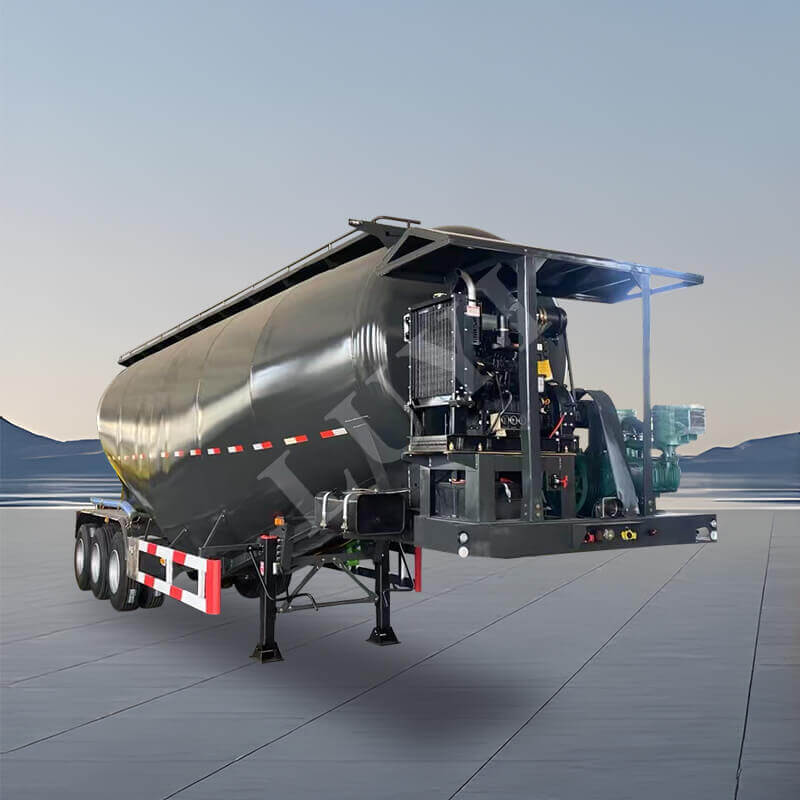 3軸35立方メートルセメントタンクセミトレーラー