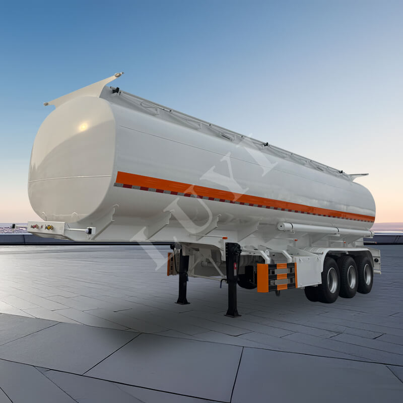 3軸40,000リットル炭素鋼オイルタンクセミトレーラー