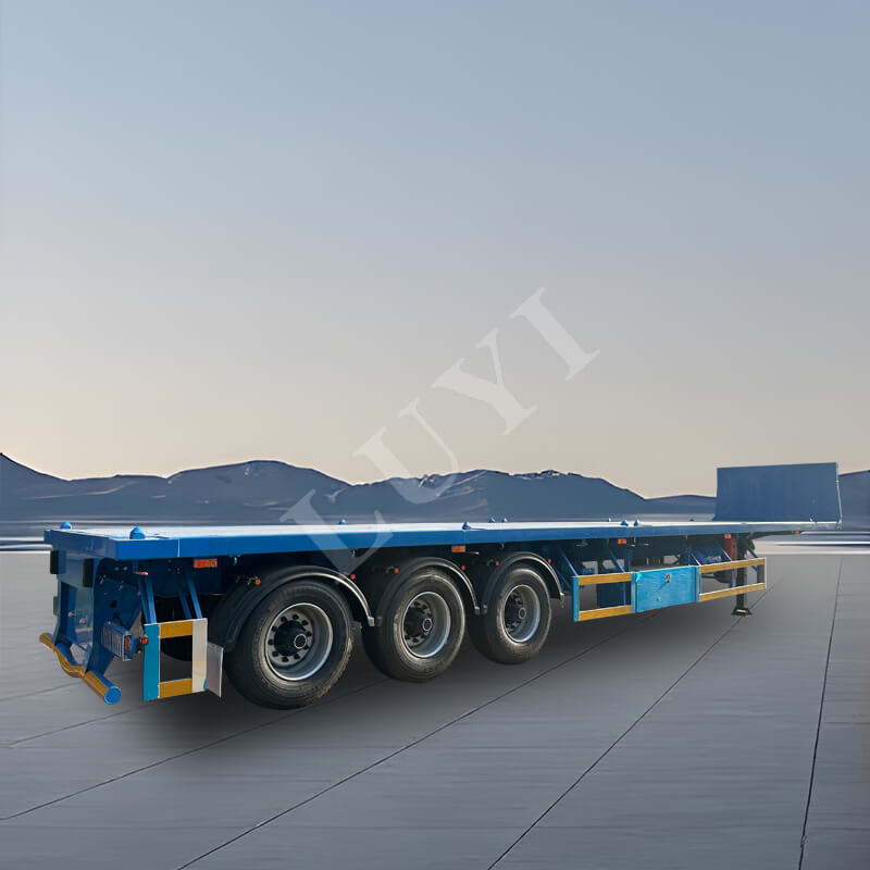 3軸40トン平床セミトレーラー