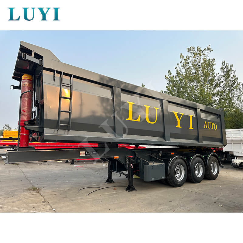 3軸リアティッピング油圧セミトレーラー販売用