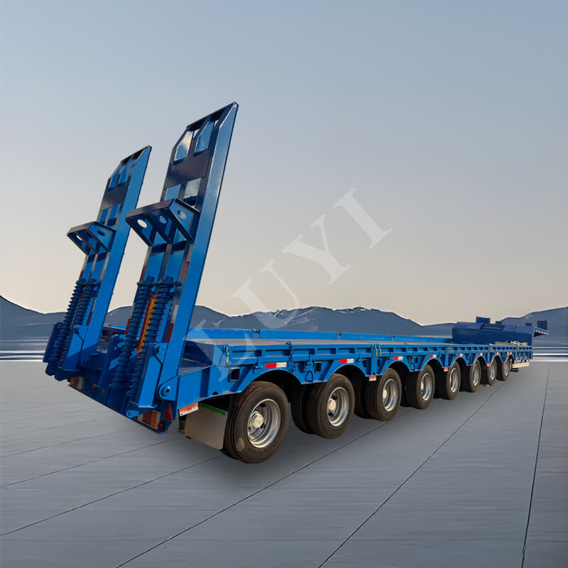 8軸150トン大型低床トレーラー