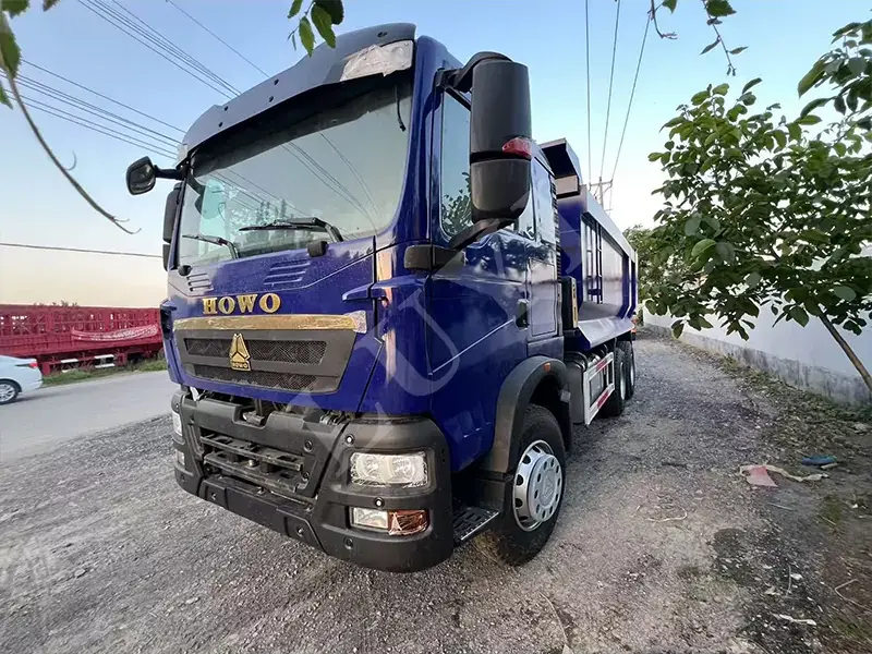Blue HOWO Dump Truck