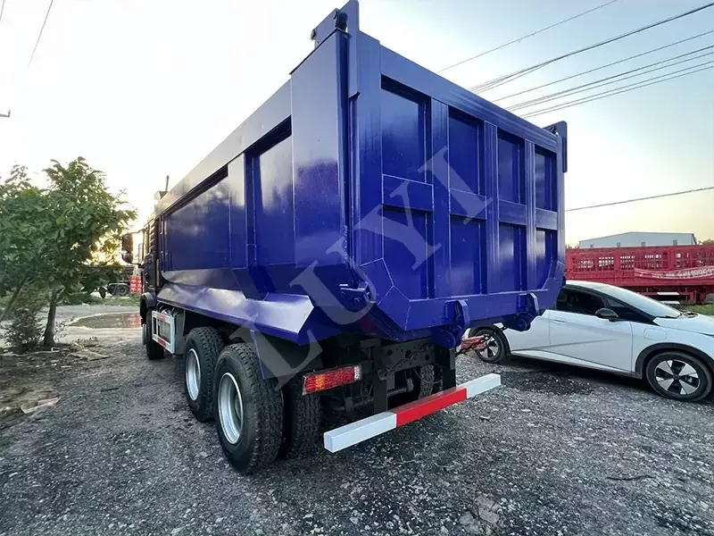 Blue HOWO Dump Truck