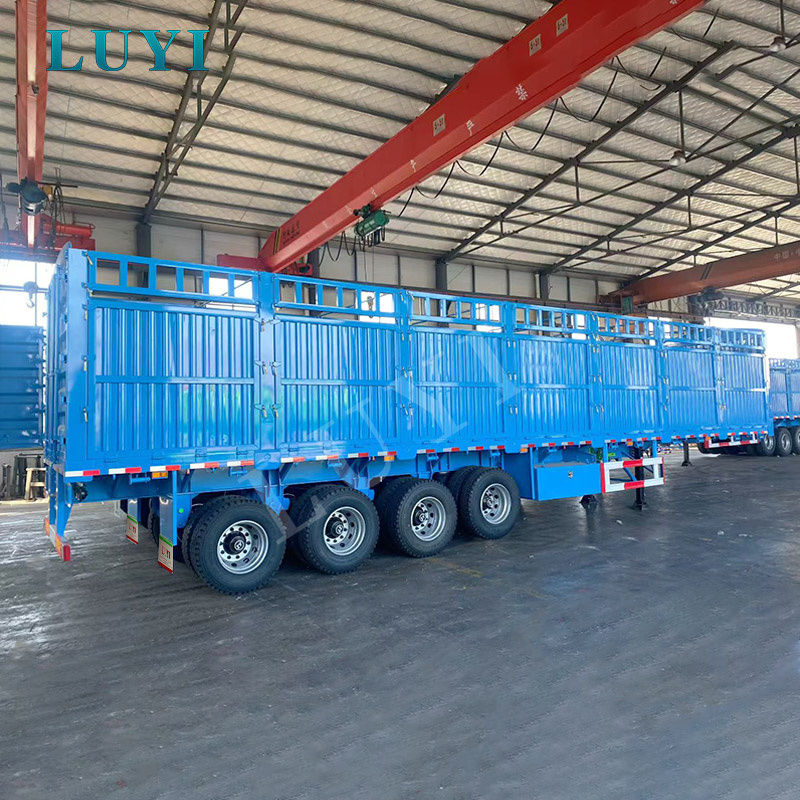 LUYI 3 軸サイドウォール トレーラー: 安全なバルク貨物輸送のための専門家の選択