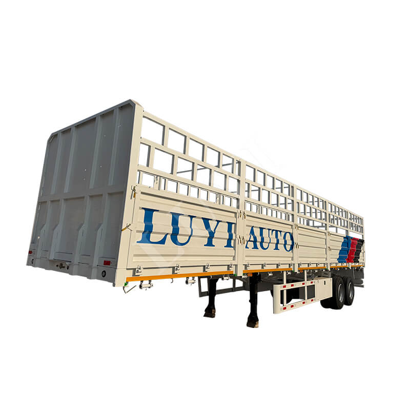 LUYI 30トン60トンハイフェンスセミトレーラー販売用
