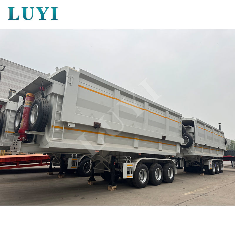 フィリピンの商人が三軸ダンプセミトレーラーの調達と市場拡大について話し合うことを心から歓迎します